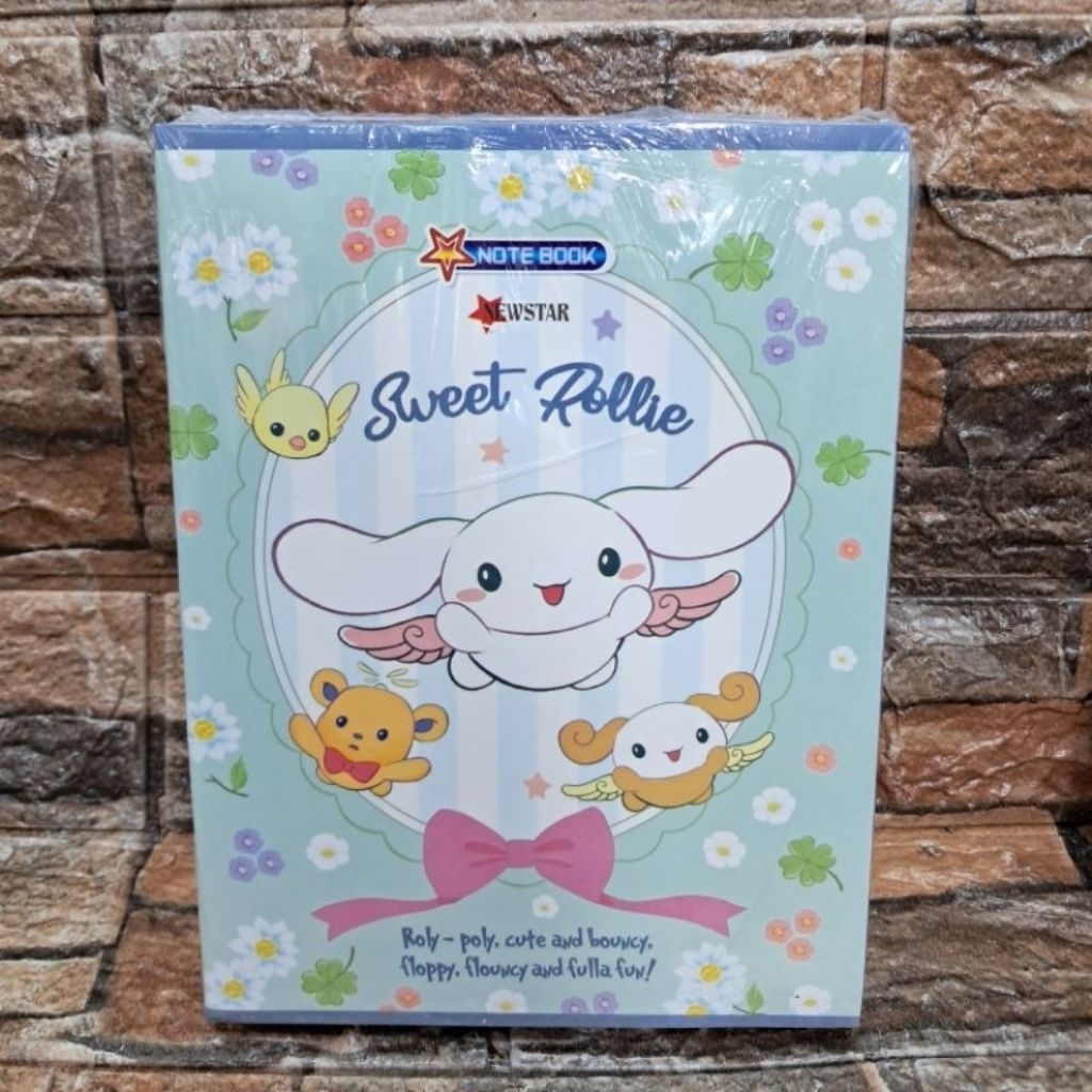 

bib KUROMI CINNAMOROL Buku Tulis NEWSTAR Karakter Kuromi dan Cinnamoroll 38 Lembar isi 10 pcs buku