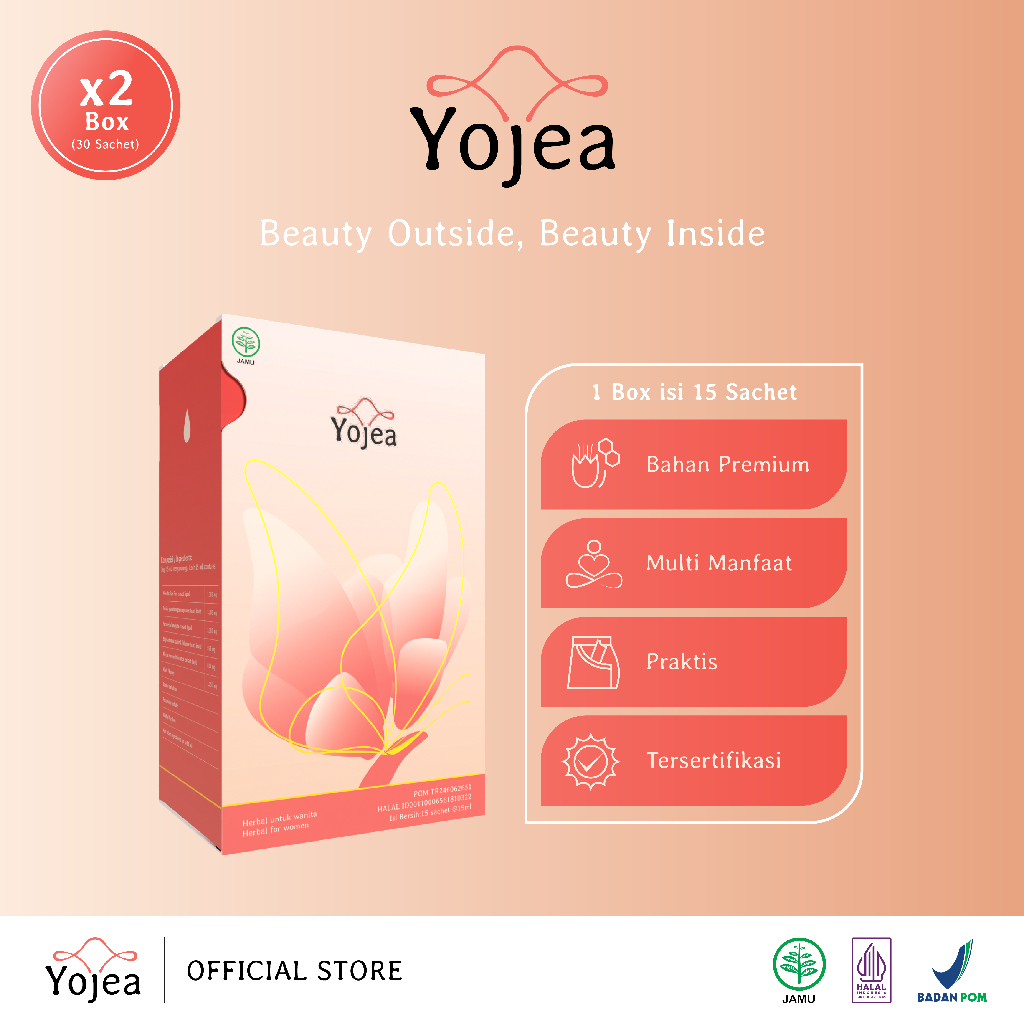 

YOJEA MINUMAN HERBAL KEWANITAAN (2 BOX)