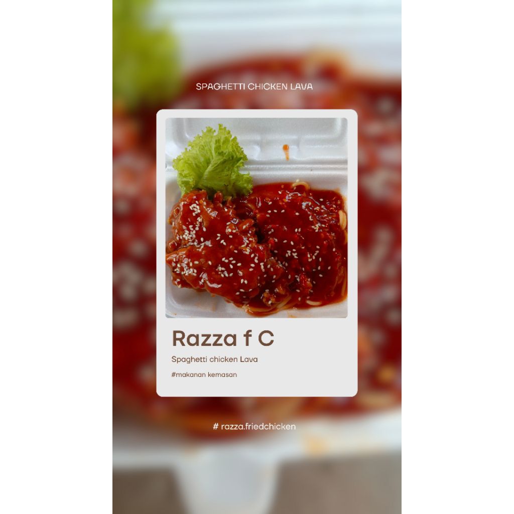 

RazzaFC//Spaghetti Chicken Lava || makanan kemasan//Vacum