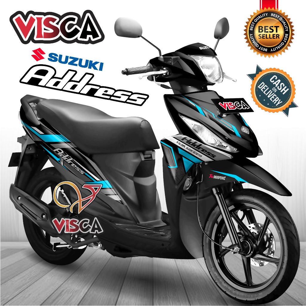 Decal Suzuki Address Full Body Stiker Suzuki Address Full Body Striping Suzuki Address Full Body GRA