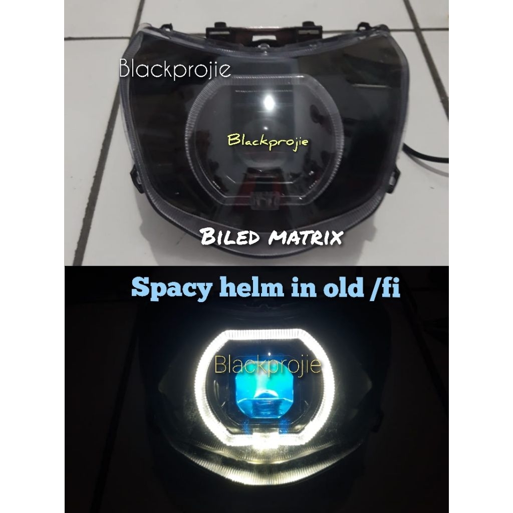 REFLEKTOR SPACY HELM IN PROJIE BILED MATRIX PREMIUM SPACY FI HELM IN