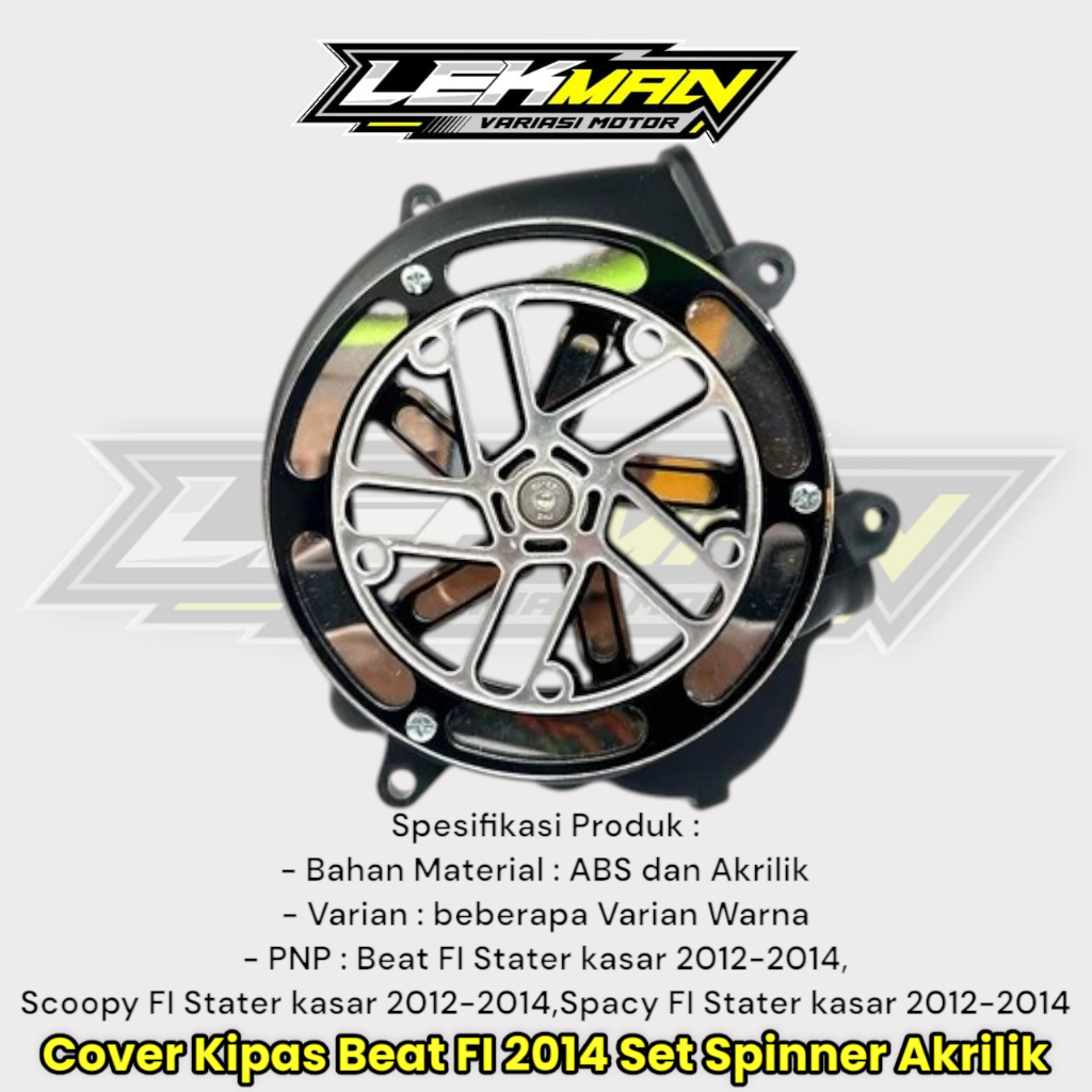 Tutup Kipas Beat FI 2014 Cover Kipas Beat FI 2014 Scoopy Spacy 2014 Set Spinner Akrilik Cakra