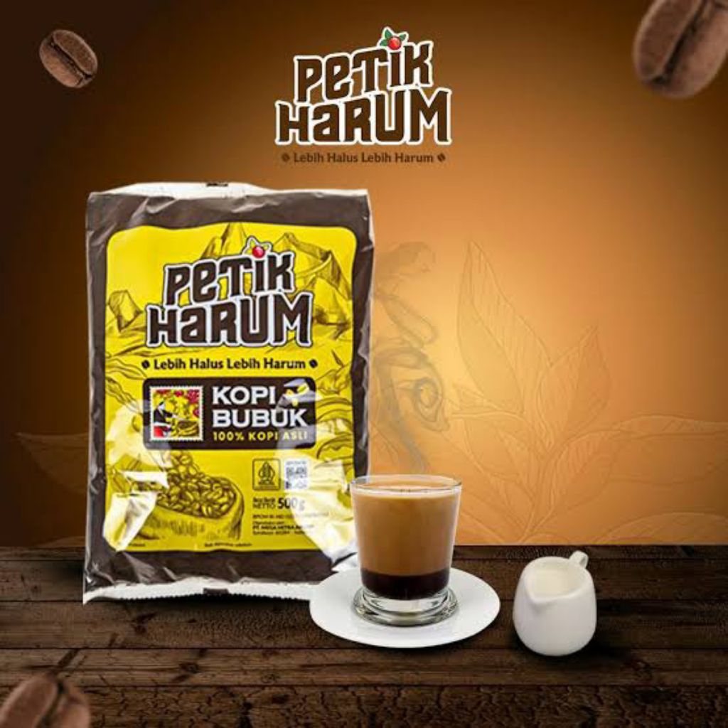 

KOPI HITAM BUBUK HALUS / SUSU MANTAP PETIK HARUM ORIGINAL ASLI MURNI TANPA CAMPURAN