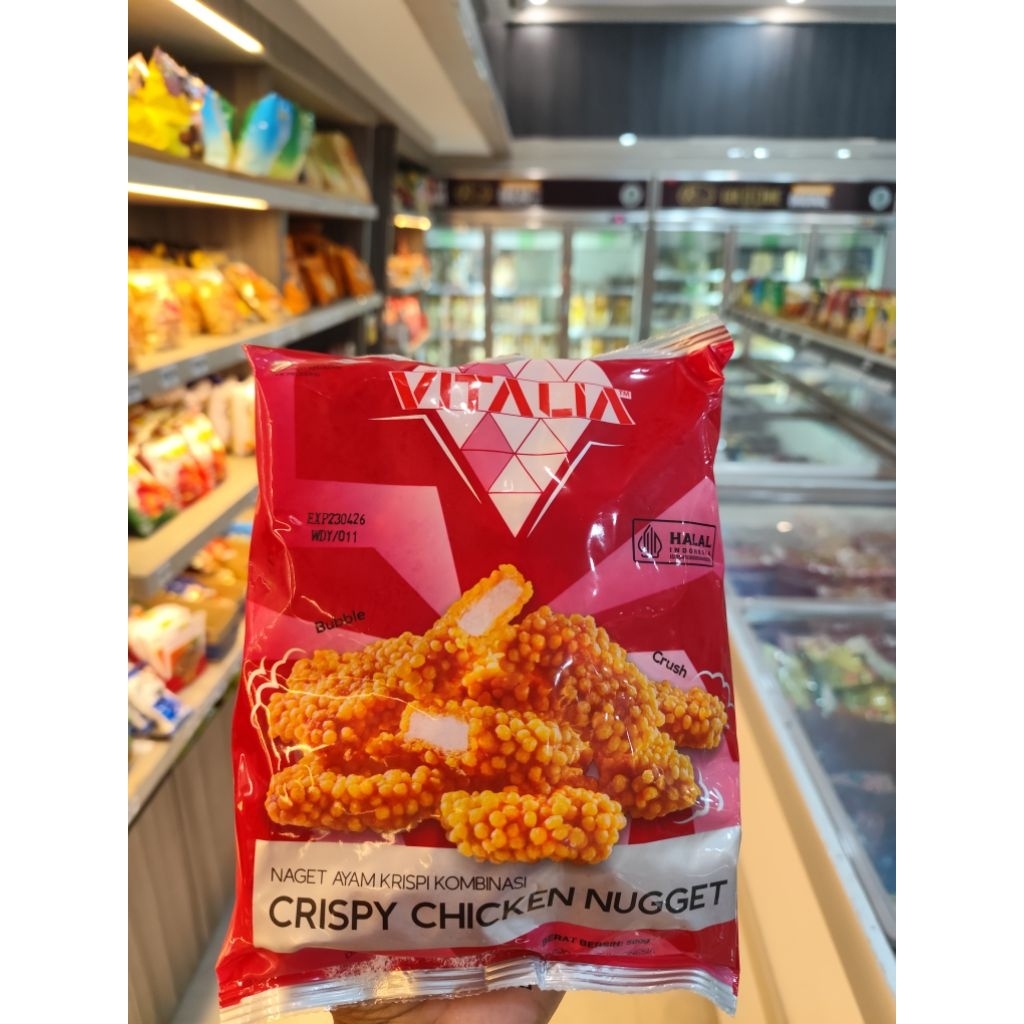 

Vitalia Crispy chicken nugget 500gram (bubble)