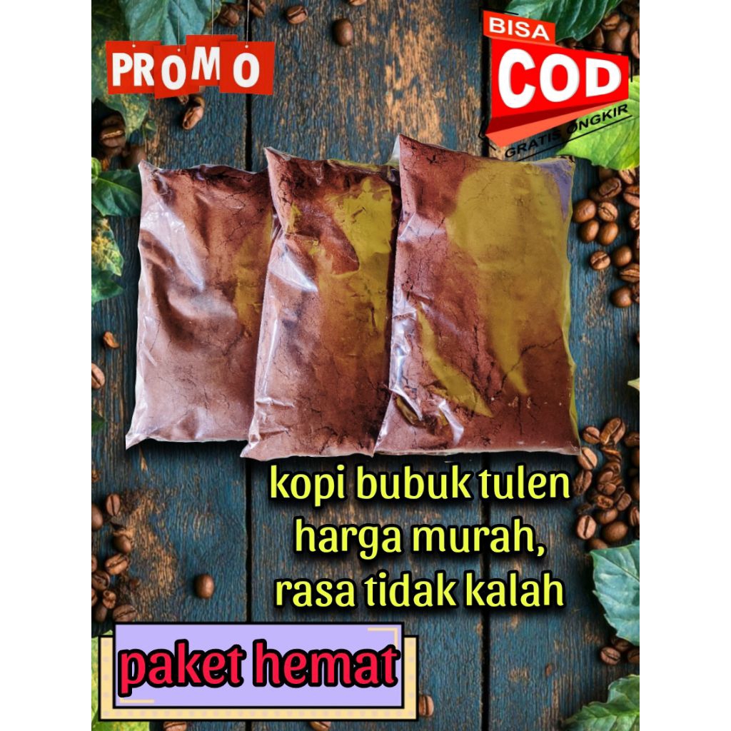 

kopi bubuk tulen 200g||kopi murah||kopi enak||paket hemat kopi||