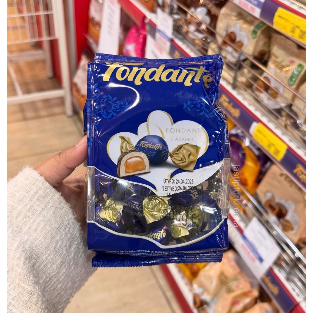 

FONDANTE Toffee isi Krim Karamel dan Krim Coklat Original Turki
