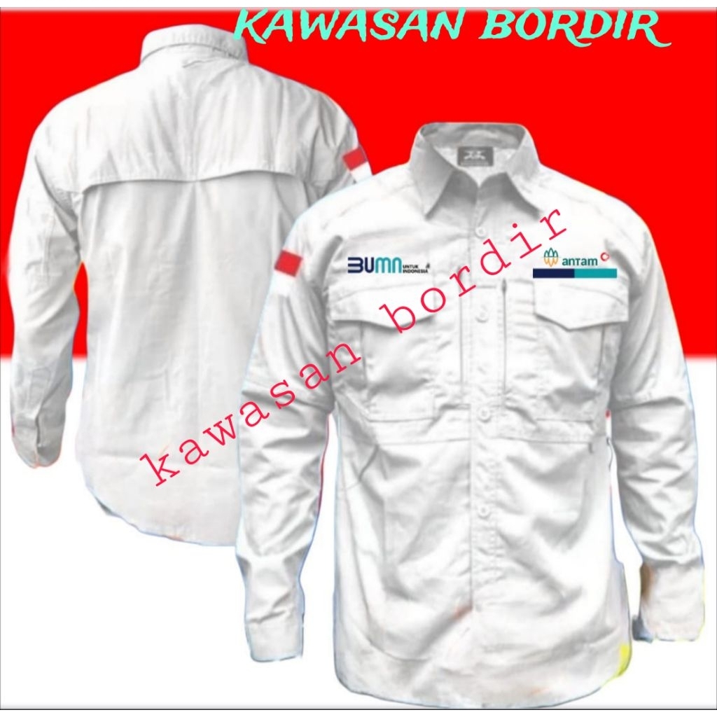 Terbaru kemeja BUMN Antam baju BUMN Antam seragam BUMN Antam pdh BUMN Antam kemeja Antam baju Antam 