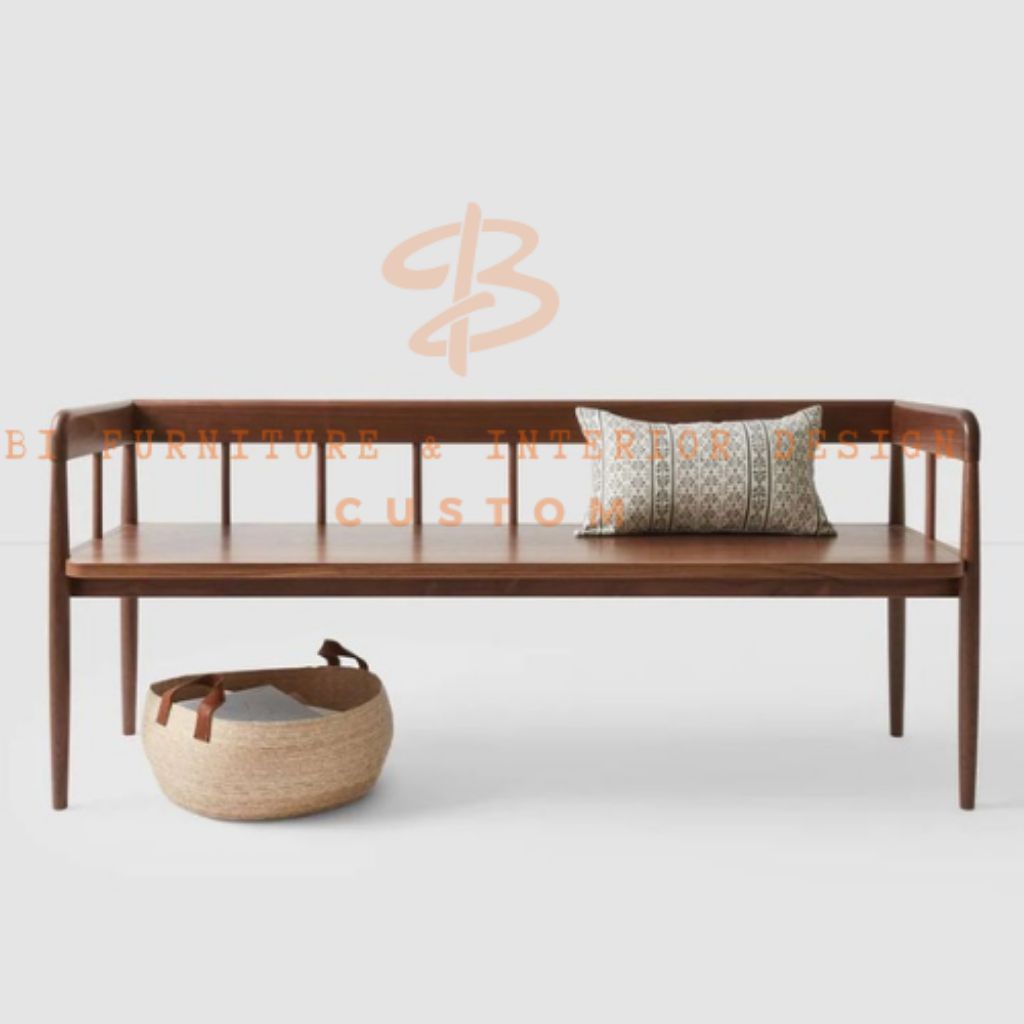 bangku panjang kursi panjang bench kursi tamu kayu jati minimalis