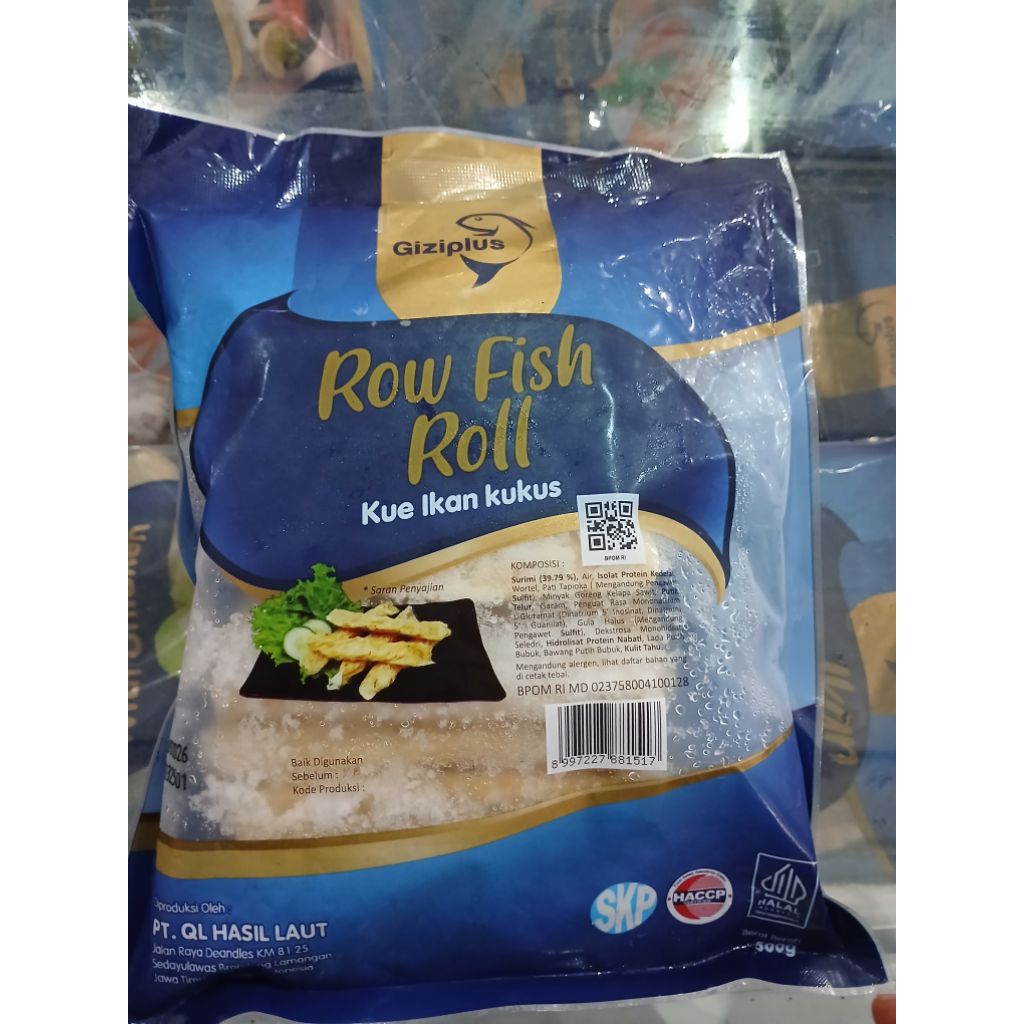 

Row Fishroll GiziPlus Kue ikan kukus 500gr
