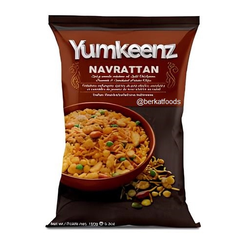 

Navrattan Mix Yumkeenz / Crunchy Spicy Mixture / Cemilan Navratan India Haldirams