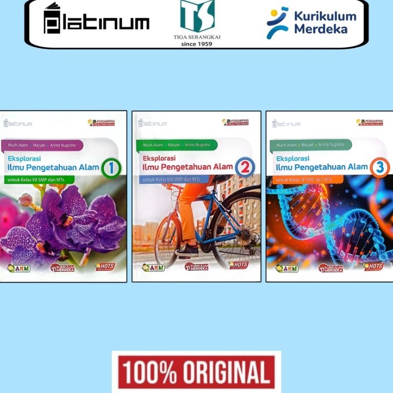 KODE B29J PLATINUM  Eksplorasi IPA  Edisi Revisi  untuk SMP  MTS Kelas 7 8 9  Tiga Serangkai
