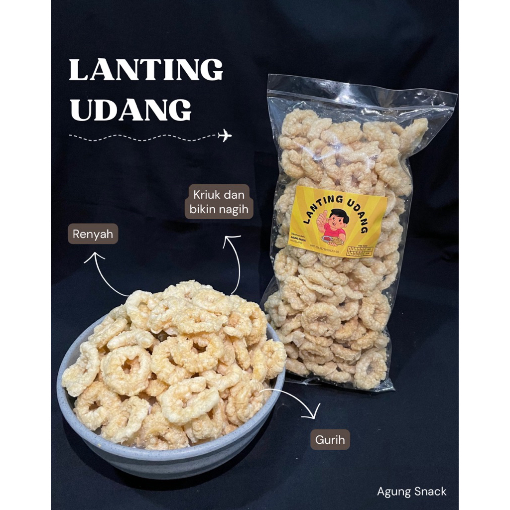 

Lanting Udang Khas Magelang Renyah Gurih 225 gram