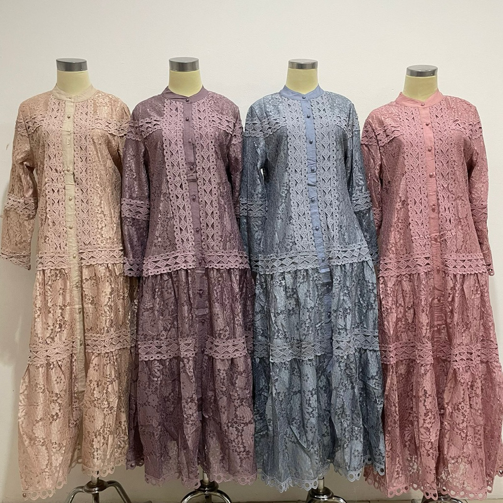 gamis brokat tiara YL163