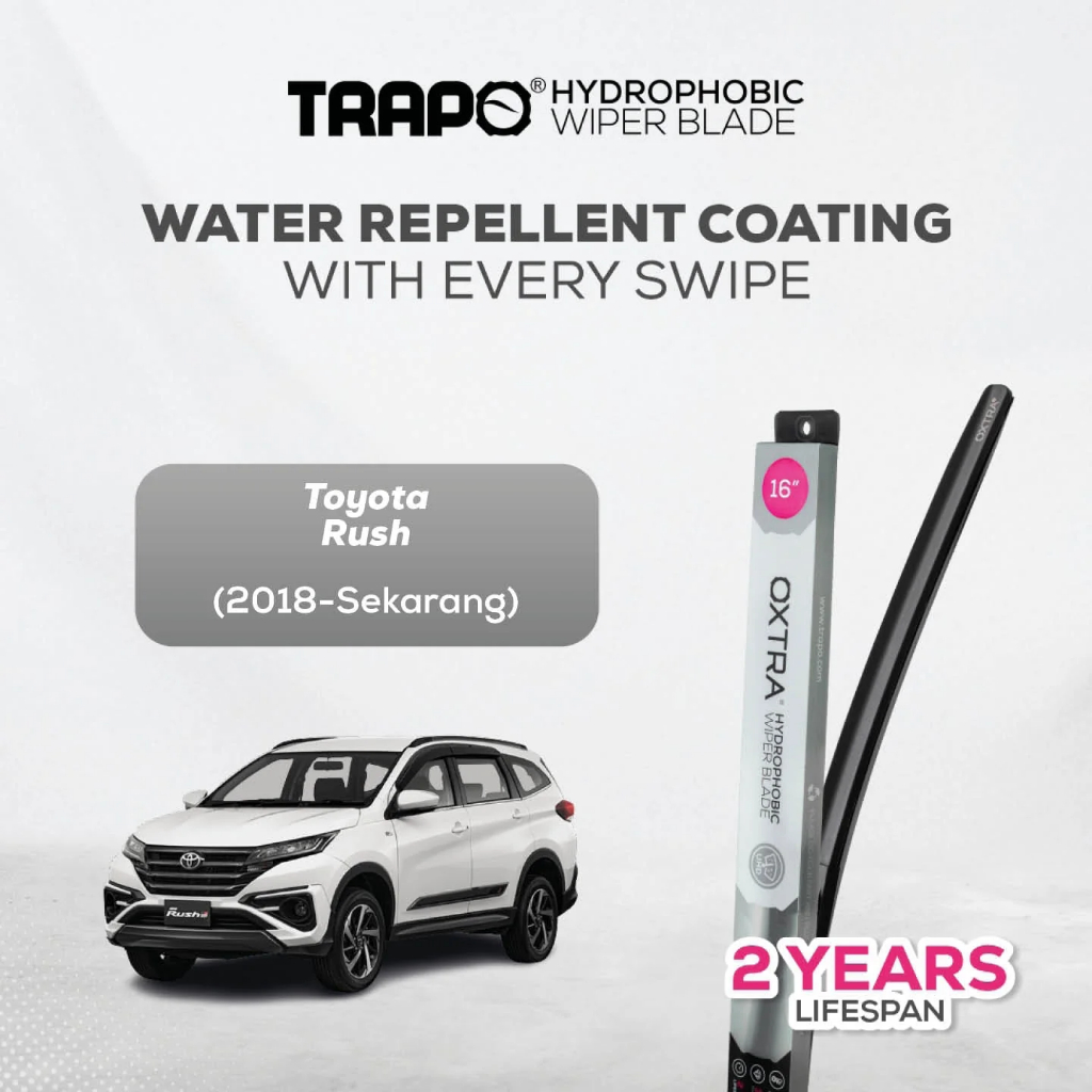 Trapo Hydrophobic Wiper Blade Toyota Rush (2018-Sekarang) Wiper Mobil Rush