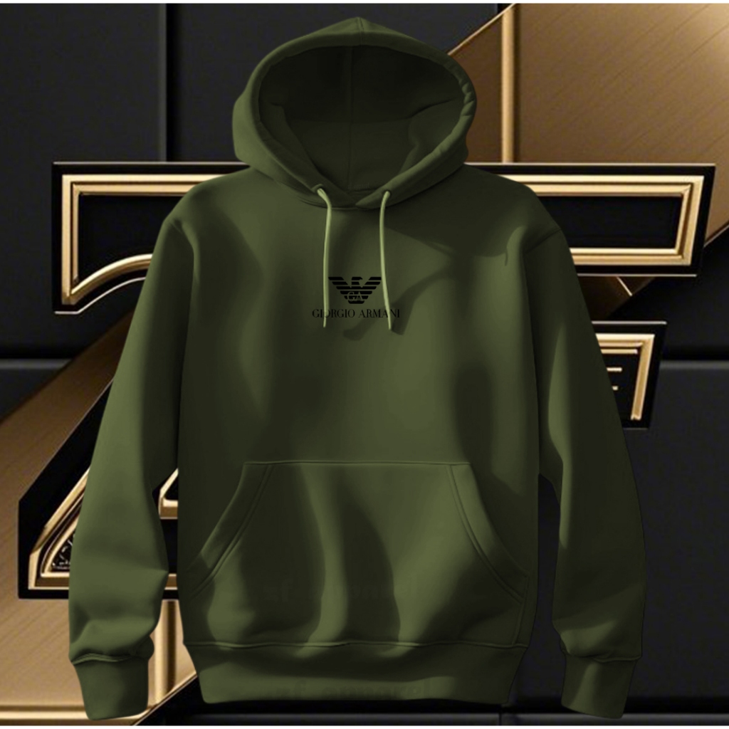 Jaket Hoodie Distro 3second GA 100% Cattun Fleece Tampil Modis simpel Dan Elegan Lembut  Nyerap Keri