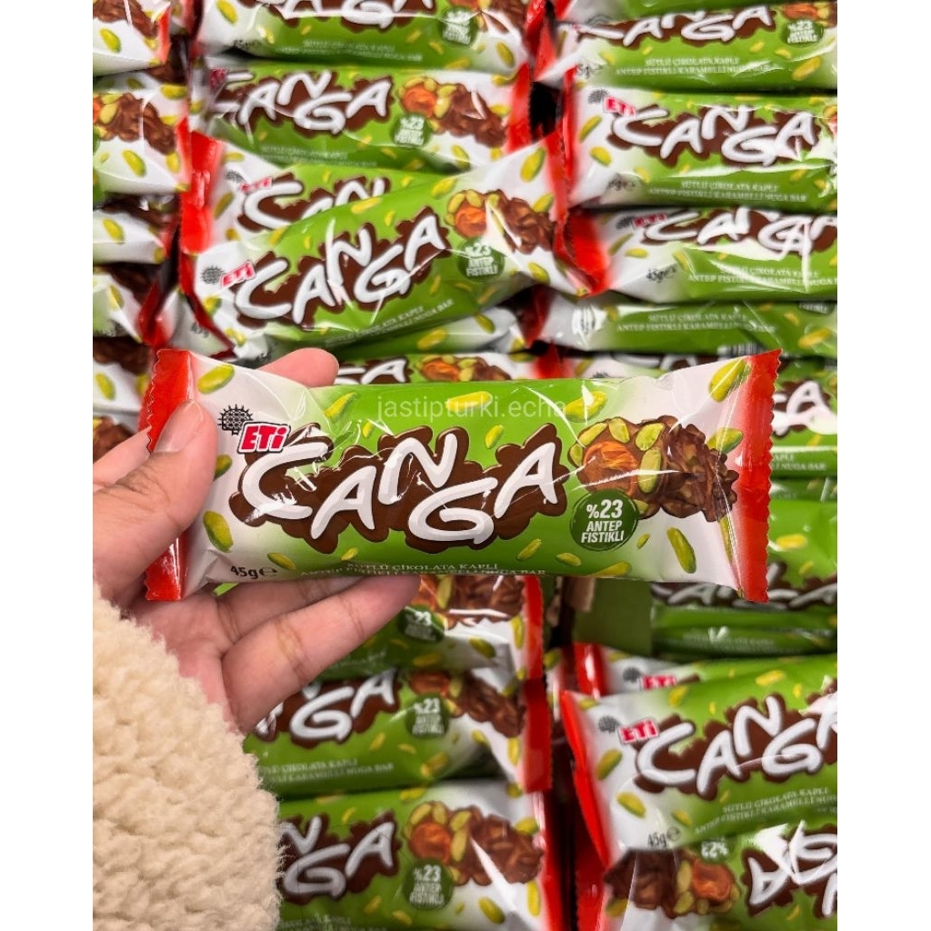 

ETI Canga Bar Coklat lapis Karamel Pistachio ORIGINAL TURKI