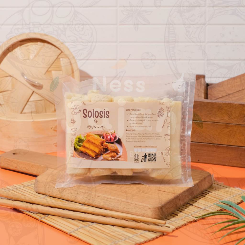 

Instan GO-JEK/GRAB | Solosis Sosis Solo Frozen Homemade Jajan Ness | Isi Daging Ayam 5 Pcs/Pck