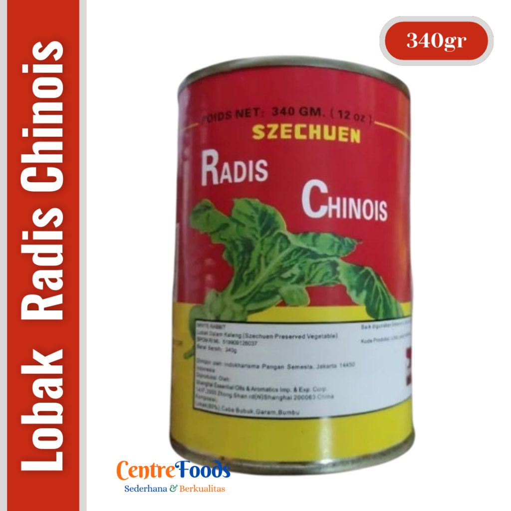 

Lobak Kaleng - Radis Chinois SZECHUEN | 340gr [ Harga Per PCS ]