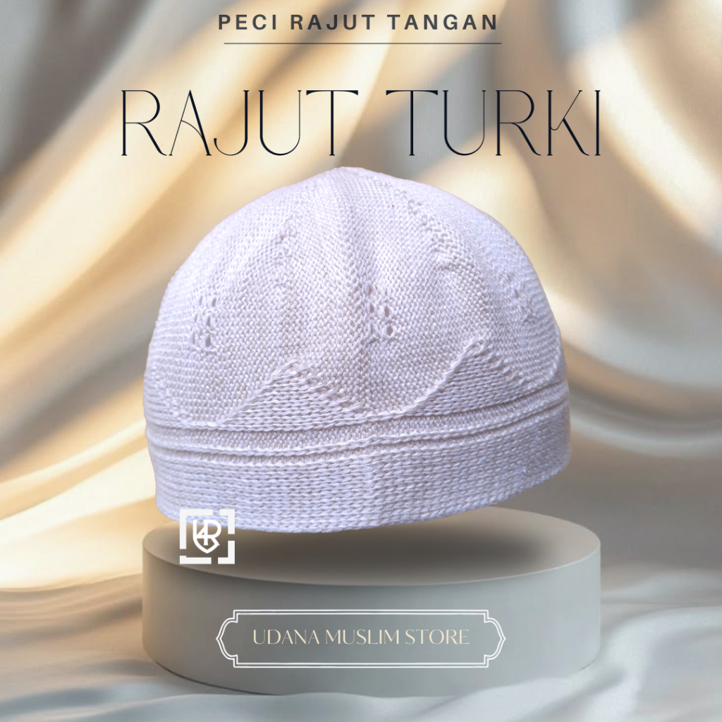 Peci Rajut Turki Kopiah Songkok Dewasa