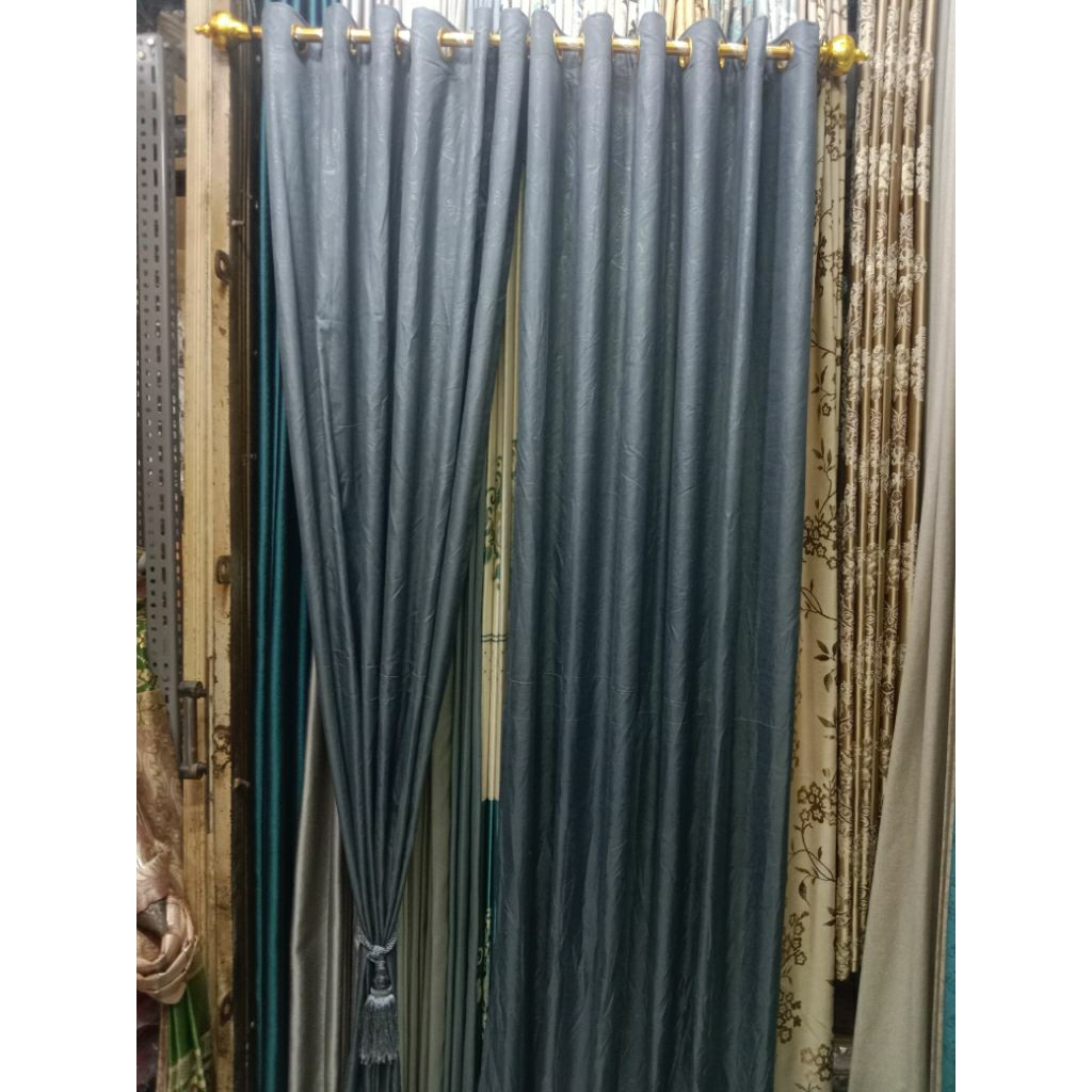 gorden polos model bolongan bahan katun model' terbaru