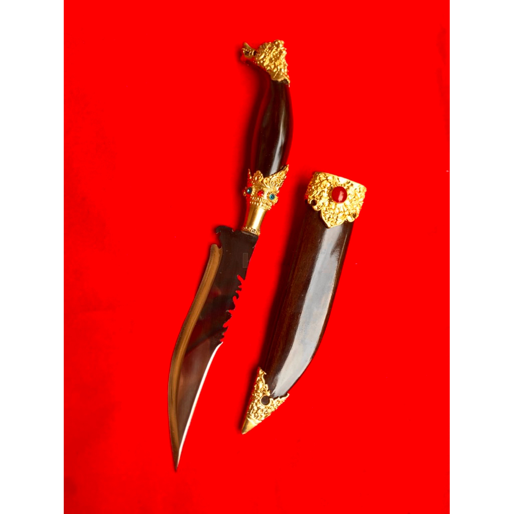 SESELET/MUTIK NAGA bahan baja pelangi / pisau serbaguna