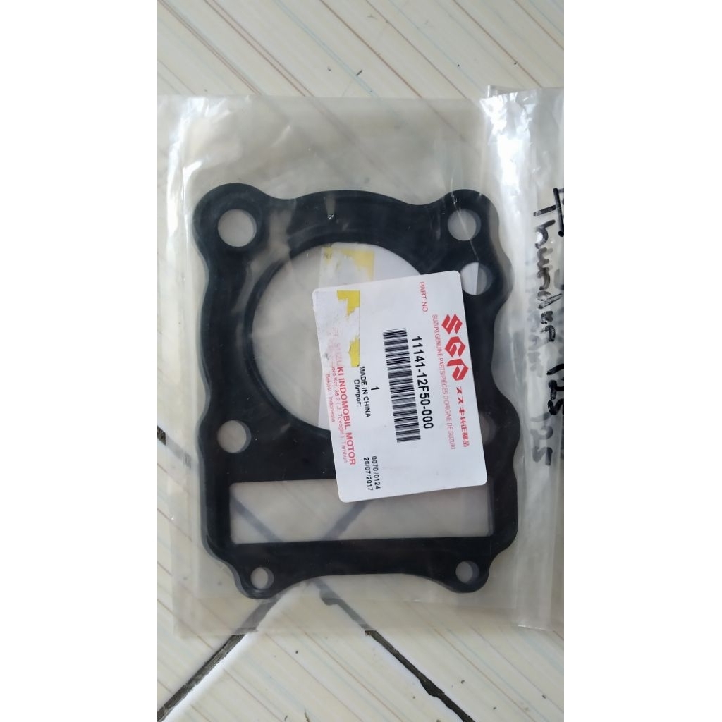 Paking Blok head Gasket cylinder head Thunder 125 Ori SGP