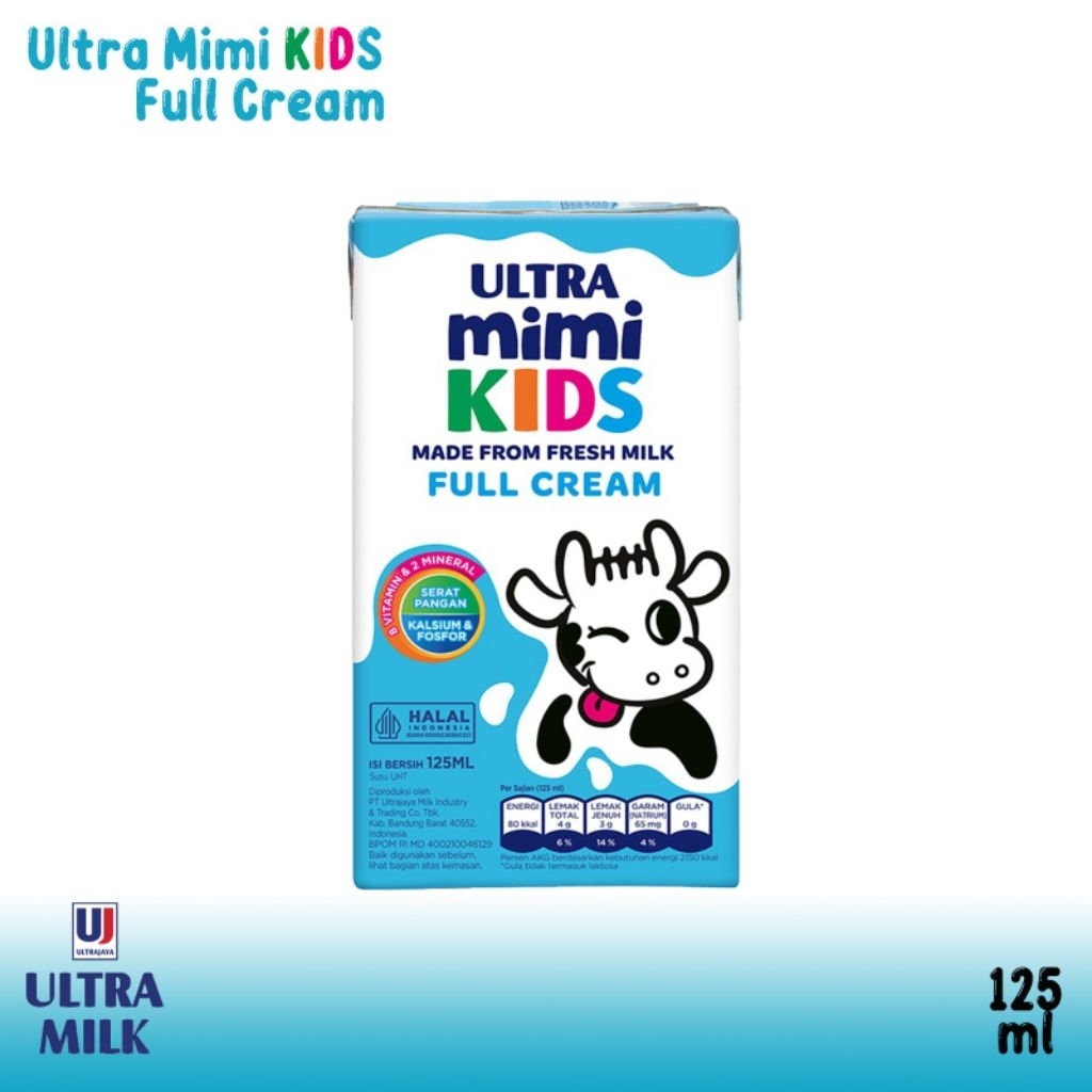 

Susu ultramimi full cream 125 ml × 40 pcs (1 kardus)