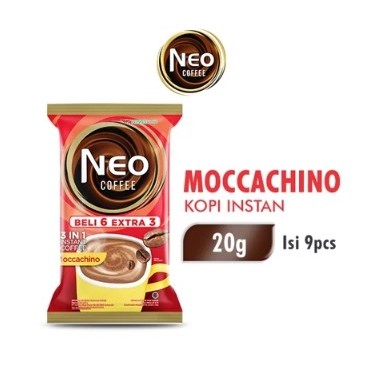 

Neo Coffee KOPi InStAn Moccachino Pack 20 gr isi 6 + 3 pcs