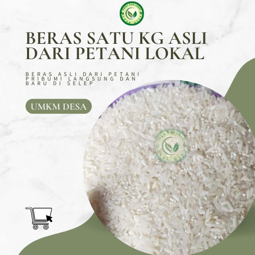 

Murah!!! Beras 1 kg Pulen Baru Selepan