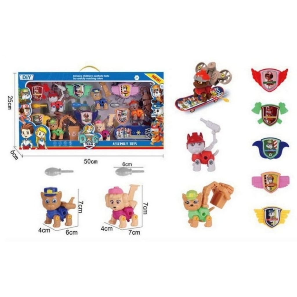 COD PAW PATROL SET / MAINAN PAW PATROL / PAW PATROL
