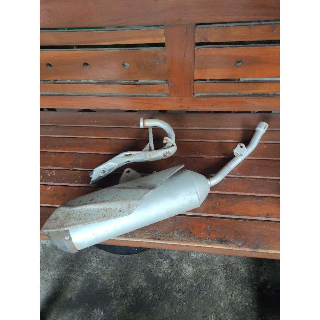 knalpot klx 150 klx bf original