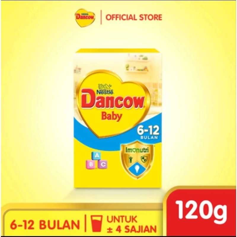 

Nestle DANCOW BABY 2 Susu Formula untuk Bayi Usia 6-12 Bulan Box 120gr dan 550gr