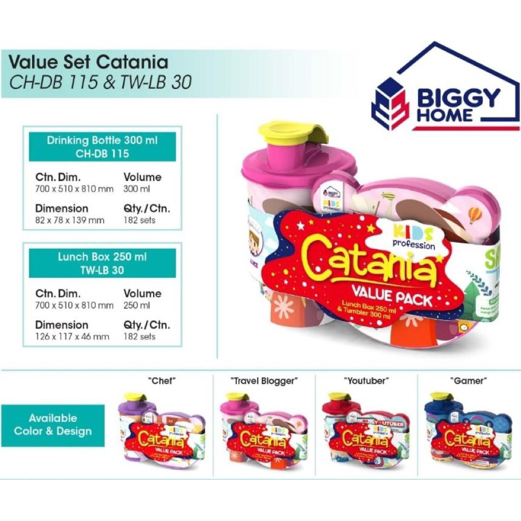 Lunch Box Set Botol Catania