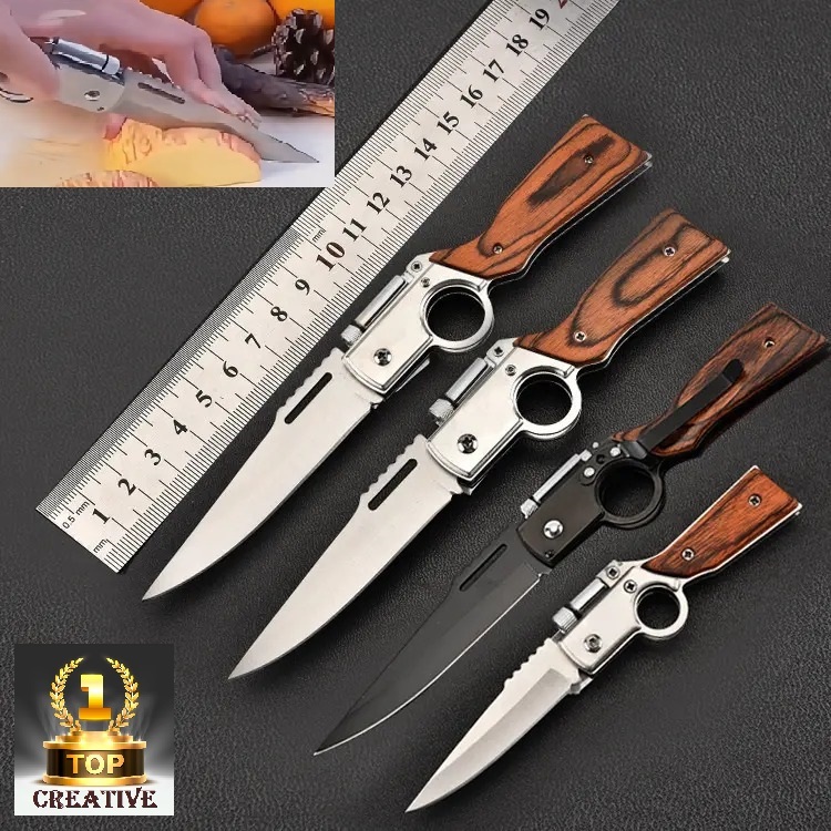 Ay00! PISAU SENTER AK PISAU BUAH 3 IN 1 PISAU MULTIFUNGSI PISAU BUAH PISAU DAGING PISAU AK PISAU 47