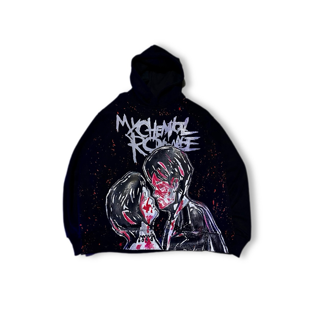 Boxy hoodie my chemical romance blackdeath