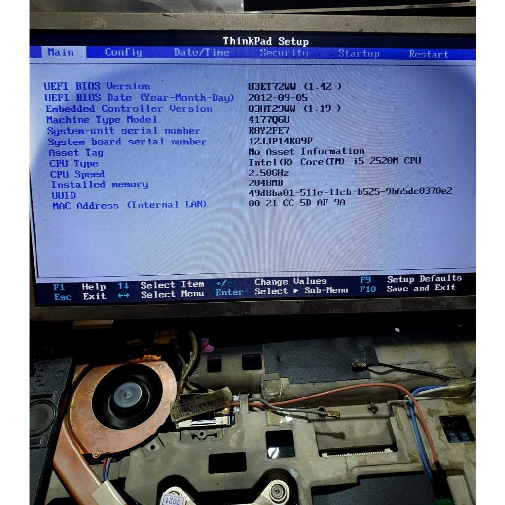 Motherboard Mobo Lenovo Thinkpad T420 normal