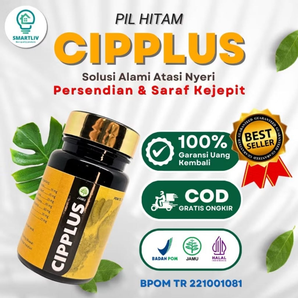 Cipplus True Life Empire Pil Hitam Original Obat Herbal Asam Lambung & Pencernaan Hati