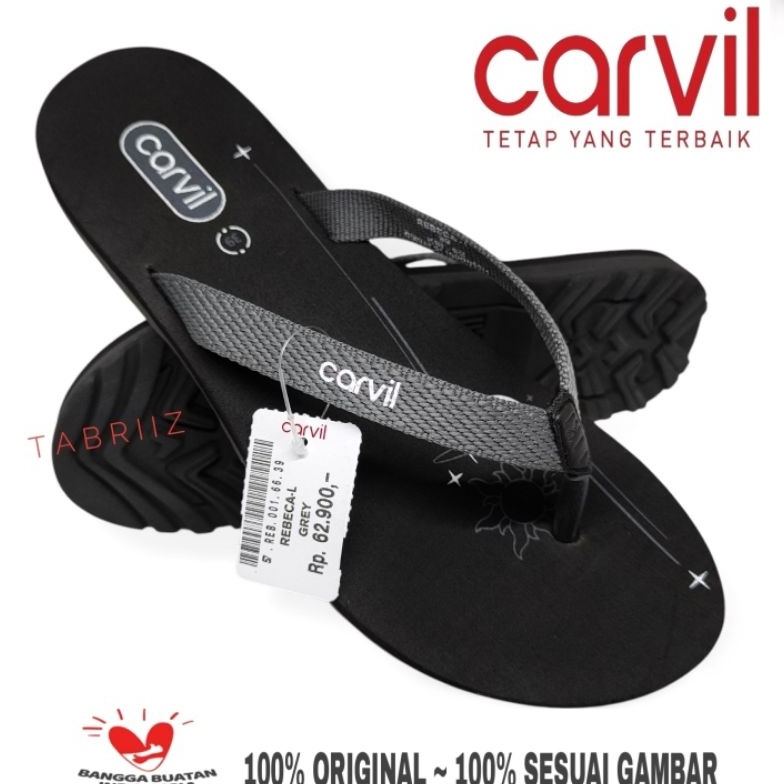 KODE Q46E Sandal Carvil Wanita Sandal Jepit Carvil Wanita Perempuan Sandal Lebaran wanita  Original 