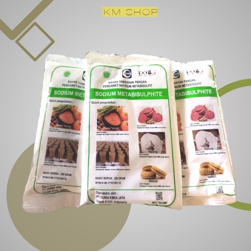 

Sodium Metabisulphite,250g kemasan saset