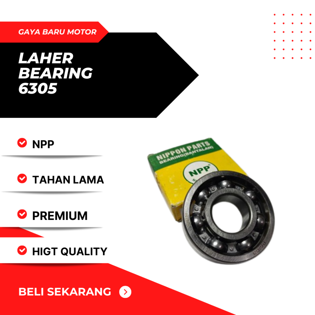 NPP BEARING LAHER 6305 ORIGINAL NPP PREMIUM