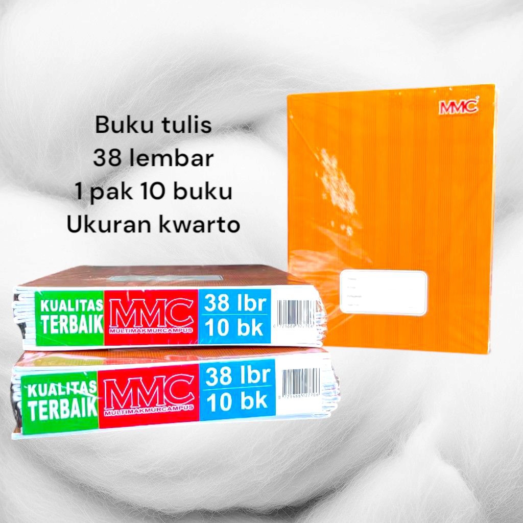 

Buku Tulis MMC Kraft kwarto 36Lembar 1 pak 10 Buku
