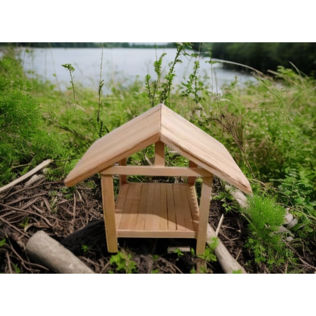 miniatur gajebo dari setik eskirm
