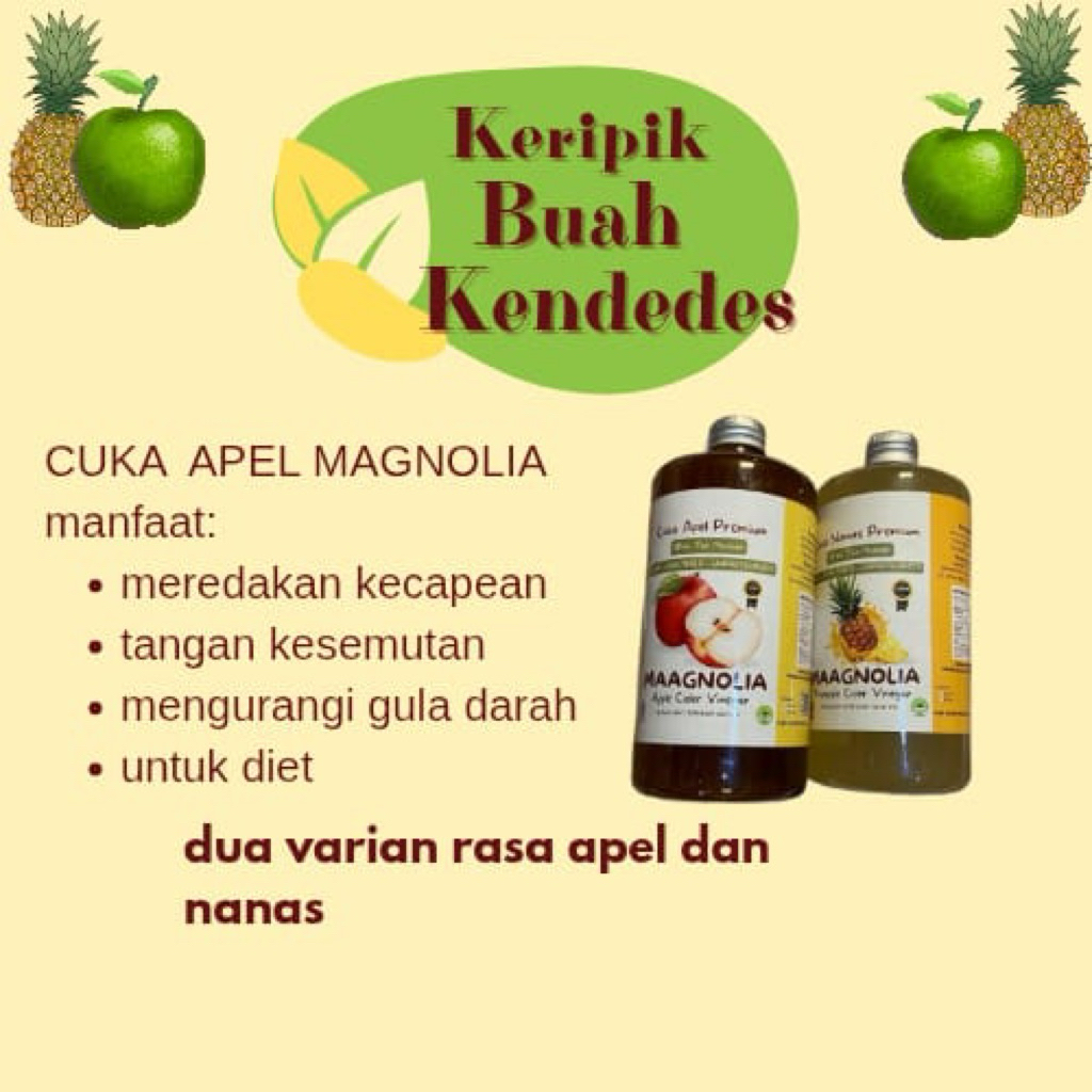 

CUKA APEL DAN CUKA NANAS KEMASAN 500ml