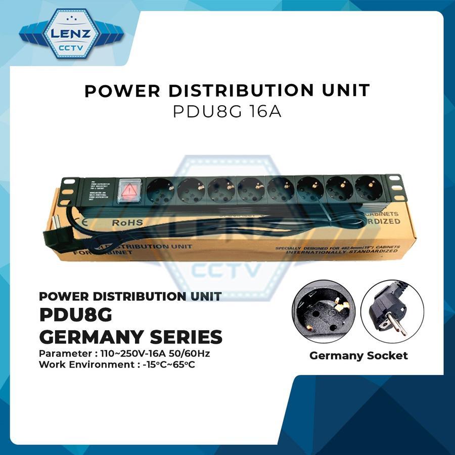 PDU Rack Server 8 Port / PDU 8 Lubang