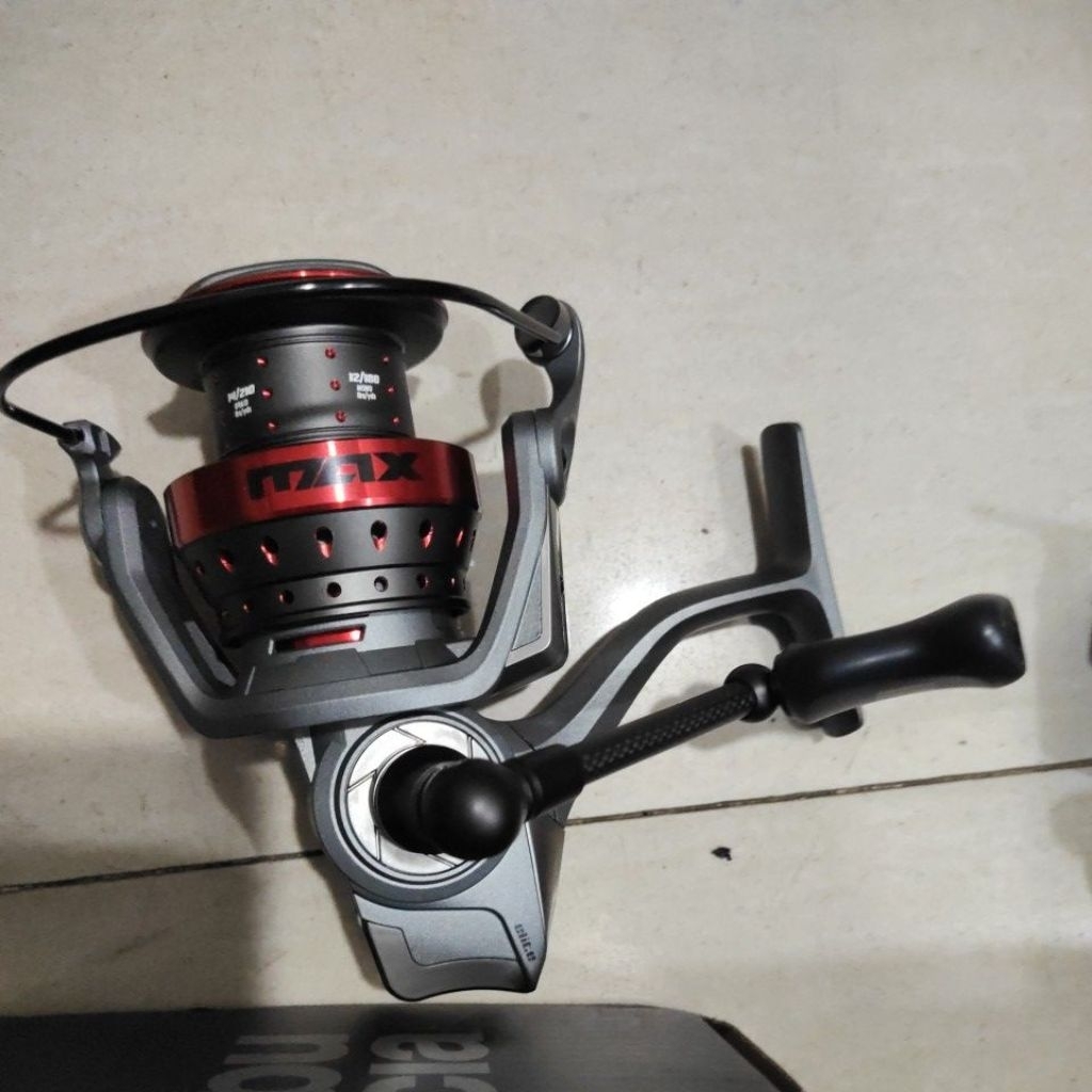 reel abu garcia max elite 2500 3000 atau 4000 6000 power handel
