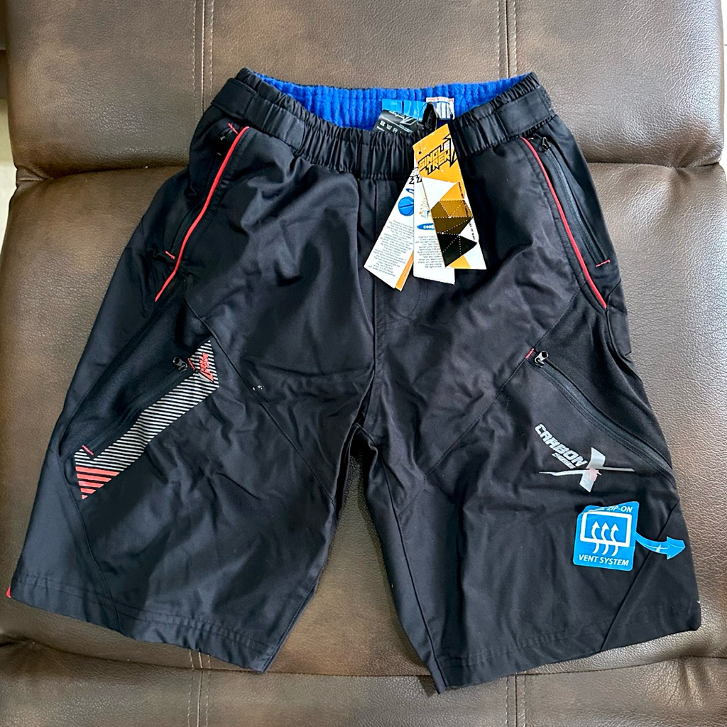 Celana sepeda padding SINGLE TREK cycling bottom short - celana sepeda dry fit polyester airfit para