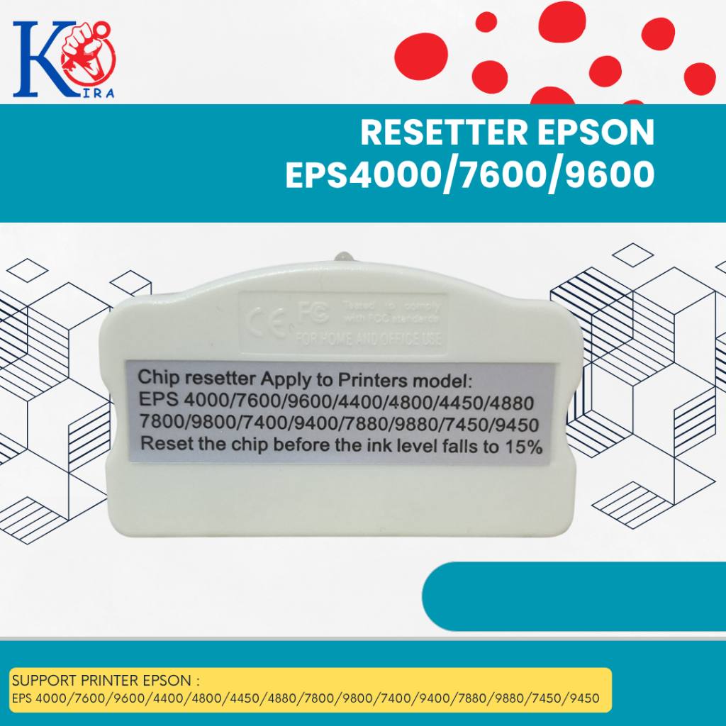 RESETTER EPSON 4000/7600/9600