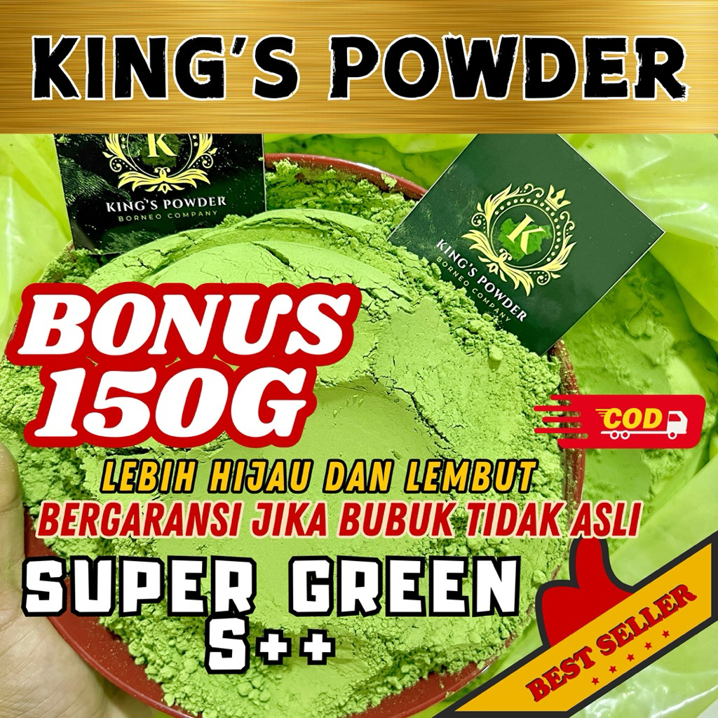 

GREEN HERBAL RELAX BORNEO KINGS POWDER BERGARANSI