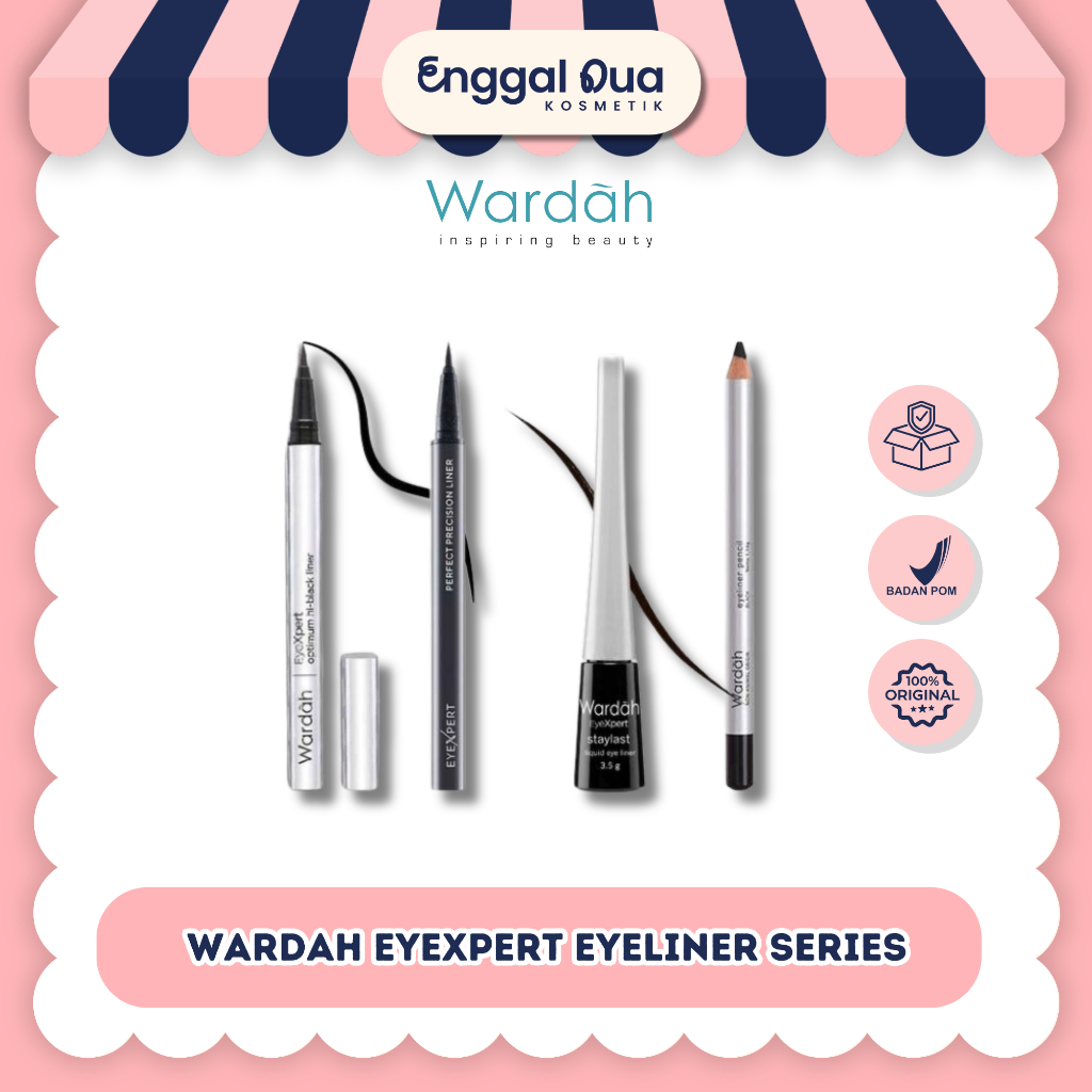 Wardah Eyexpert Eyeliner Series - Wardah Eyeliner