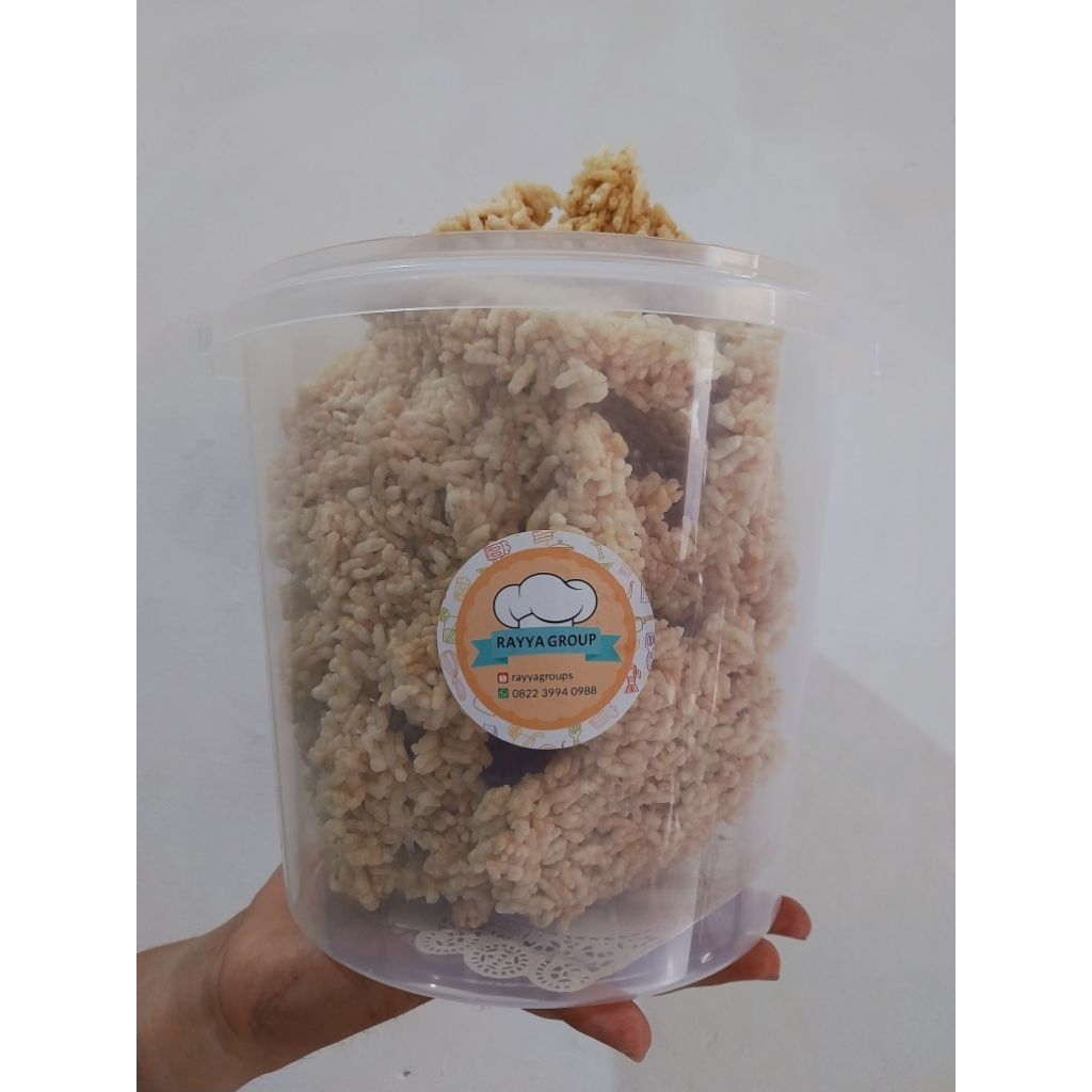 

Terenak - Termurah Rengginang Siap Makan Enak Gurih ukuran toples 5 Liter